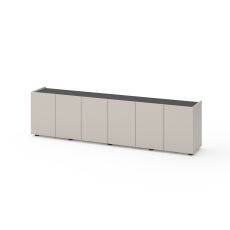 Тумба TV B026 2000х350х530 ЛДСП, Кашемир – Антрацит