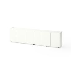 Тумба TV B026 2000х350х530 ЛДСП, Білий Сніг