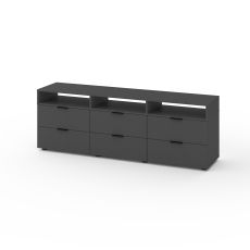 Тумба під ТВ А021 1800x625x420 ЛДСП, Антрацит
