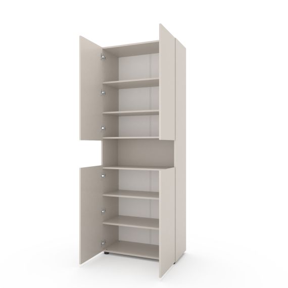 Пенал B002 800x350x2130 ЛДСП Кашемір, изображение 2