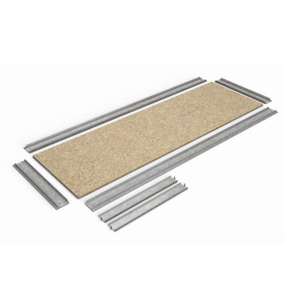 Стелаж Титан ОД 1800х1200х800 , 250 кг на полицю, 4 полиці, ДСП, оцинкований (для комори, гаража, льоху), изображение 8