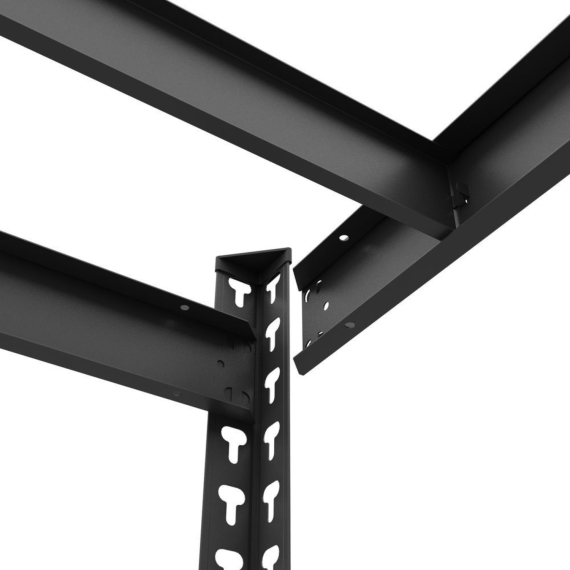Стелаж Титан КД 2160х1600х500 , 300 кг на полицю, 5 полиць, ДСП, фарбований (для речей, комори, льоху, квітів), изображение 7