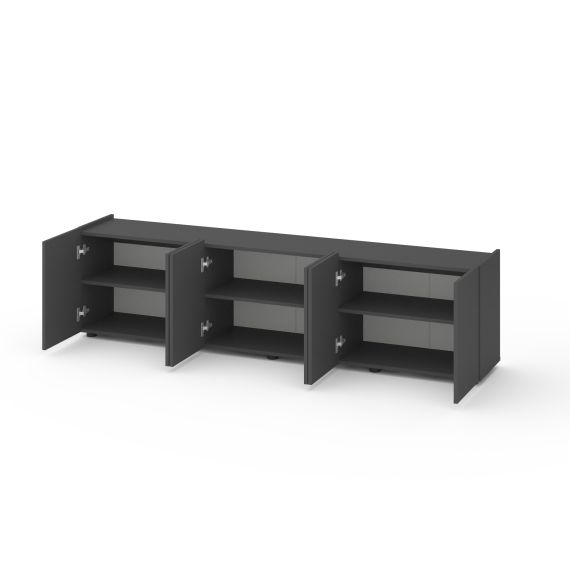 Тумба TV B026 2000х350х530 ЛДСП, Антрацит, изображение 2