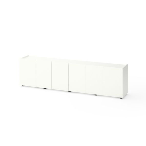 Тумба TV B026 2000х350х530 ЛДСП, Білий Сніг