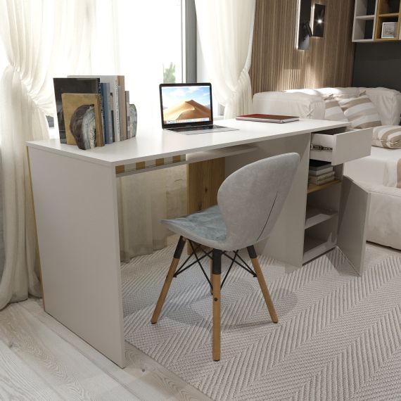 Стол В031R 1600х600х760 ЛДСП, Кашемир, изображение 3