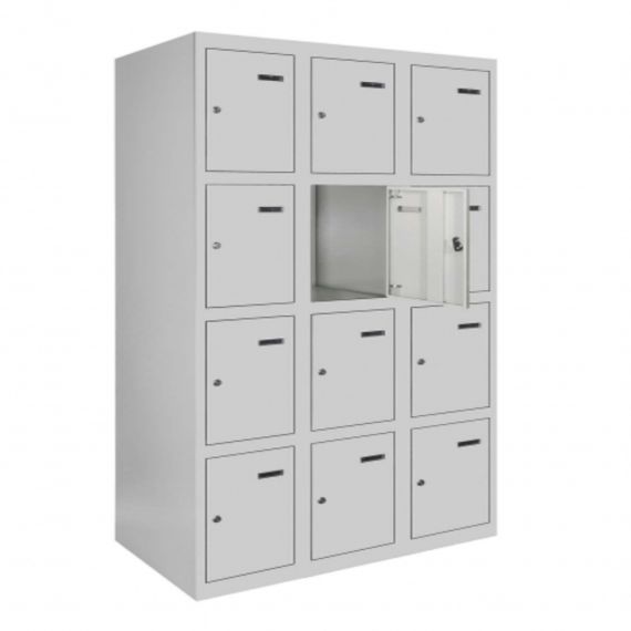 Шафа металева коміркова (камера зберігання) ШКМ 4/40/3 (180х120х50), изображение 2