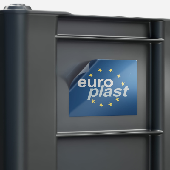 Контейнер  CT/RH полімерний на 3-х полозах синій, изображение 3