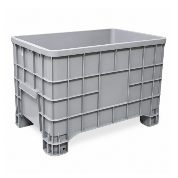 Контейнер Europlast CT/F сплошной на 4-х ножках 990x635x650мм