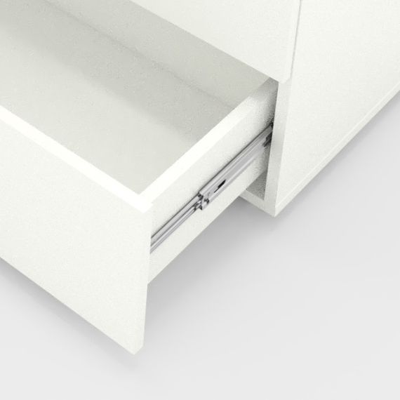 Комод  А026 800x420x87 ЛДСП, Білий Сніг - Кашемір, изображение 6